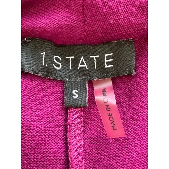 New ~ 1.STATE ~ Long Sleeve Cross Front Cozy Knit Top Size S FALL vibes - Picture 7 of 8